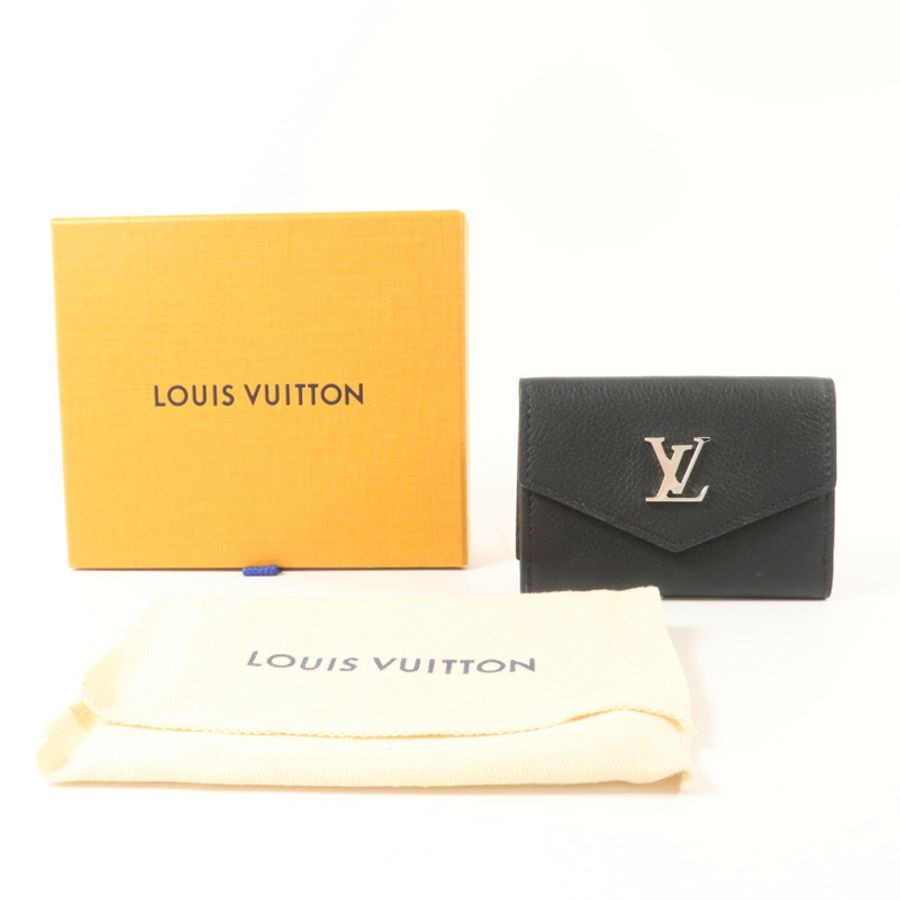 LOUIS VUITTON 牛皮皮革Lock Me Mini錢包-8