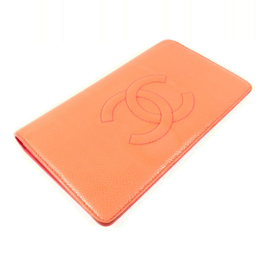 CHANEL 牛皮皮革Timeless Long Wallet長錢包-2