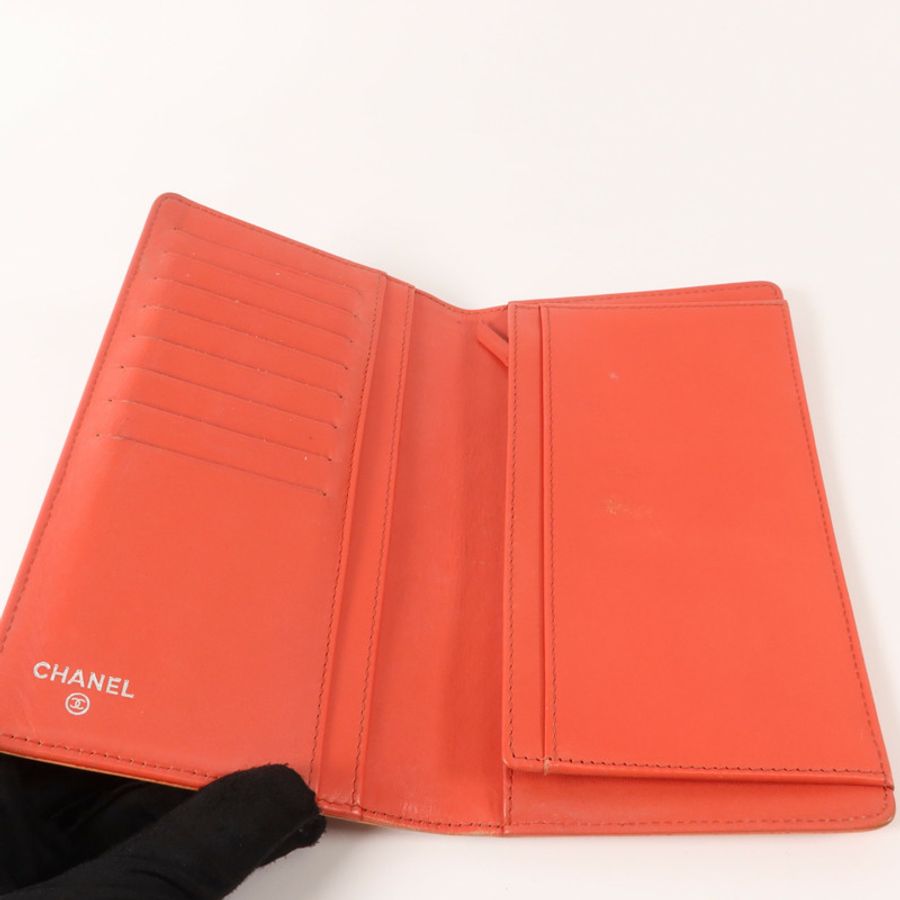 CHANEL 牛皮皮革Timeless Long Wallet長錢包-4