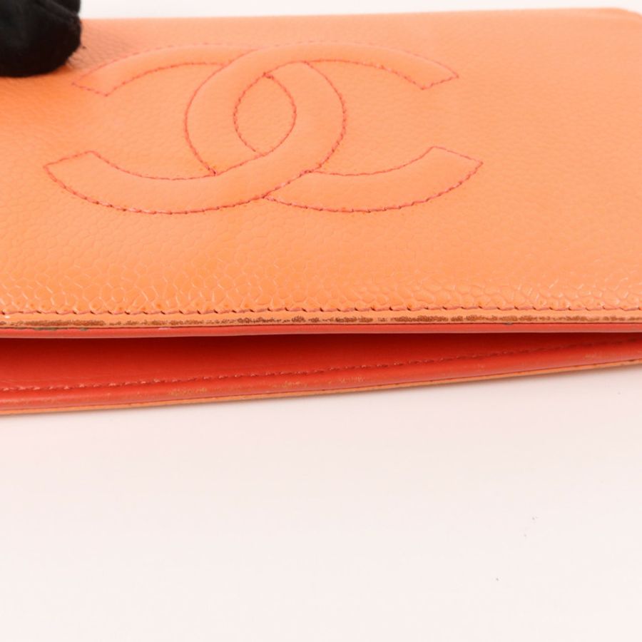CHANEL 牛皮皮革Timeless Long Wallet長錢包-17
