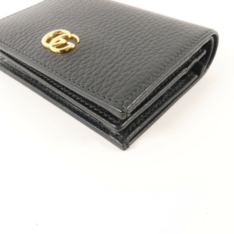 GUCCI 牛皮皮革GG Marmont Wallet錢包-10