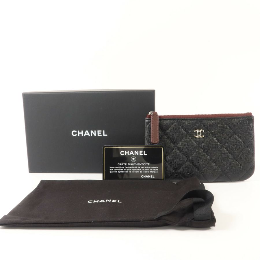 CHANEL 牛皮皮革Coin Pouch手拿包-8