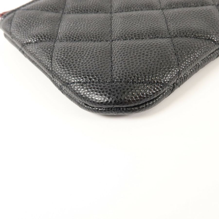 CHANEL 牛皮皮革Coin Pouch手拿包-11