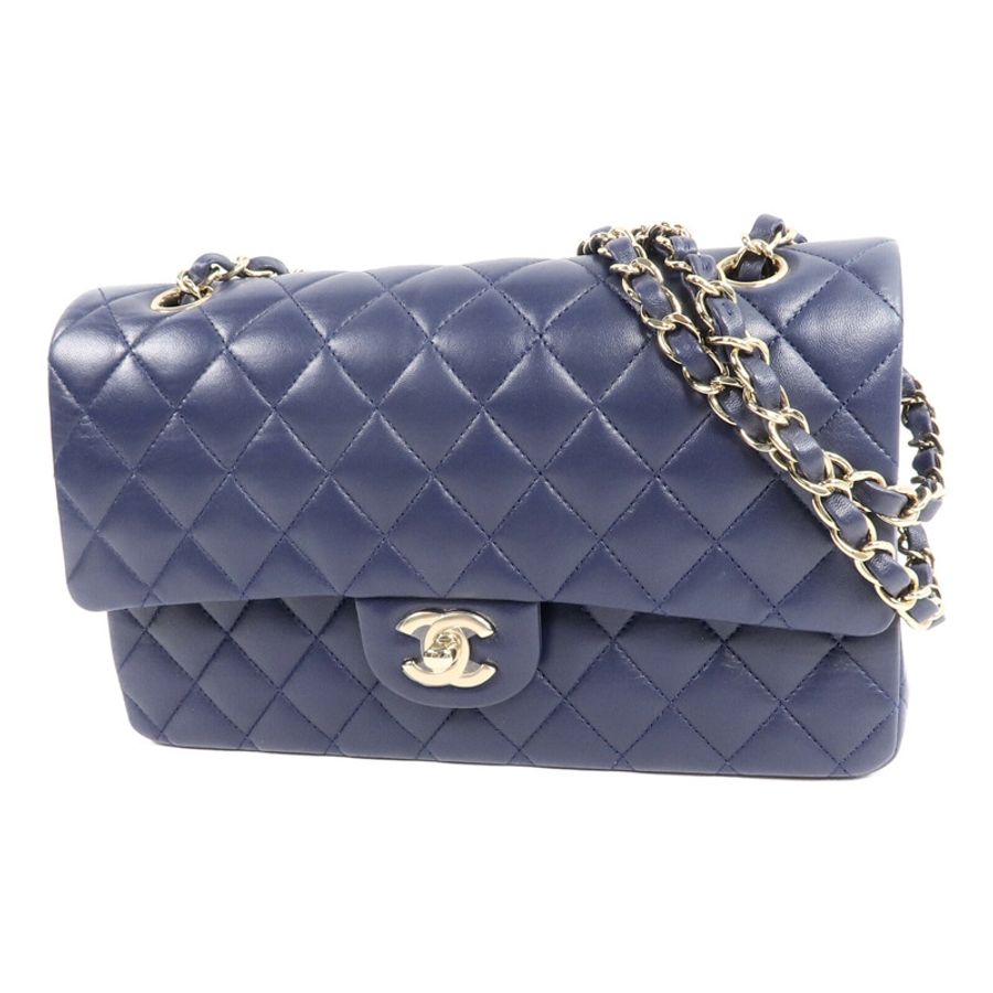 CHANEL 羊皮皮革Classic 25鏈帶手挽肩背兩用袋-2