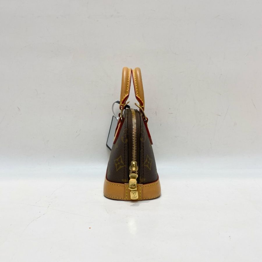 芯片款LV路易威登alma nano老花超迷你贝壳包18*12*8-2