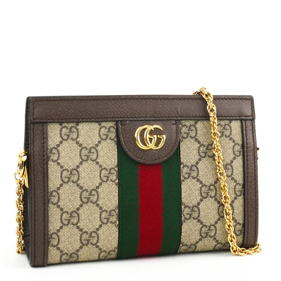 GUCCI Ophidia GG Mini 古馳方形鏈條包｜GG Supreme 老花帆布 鏈帶包｜KÉSH 凱仕精品-2