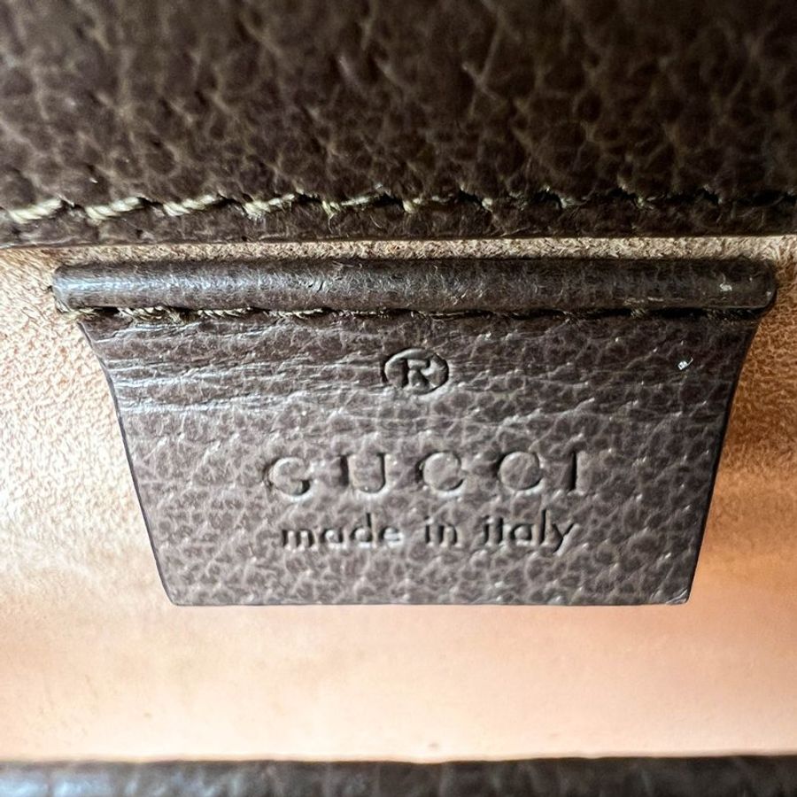 GUCCI Ophidia GG Mini 古馳方形鏈條包｜GG Supreme 老花帆布 鏈帶包｜KÉSH 凱仕精品-15