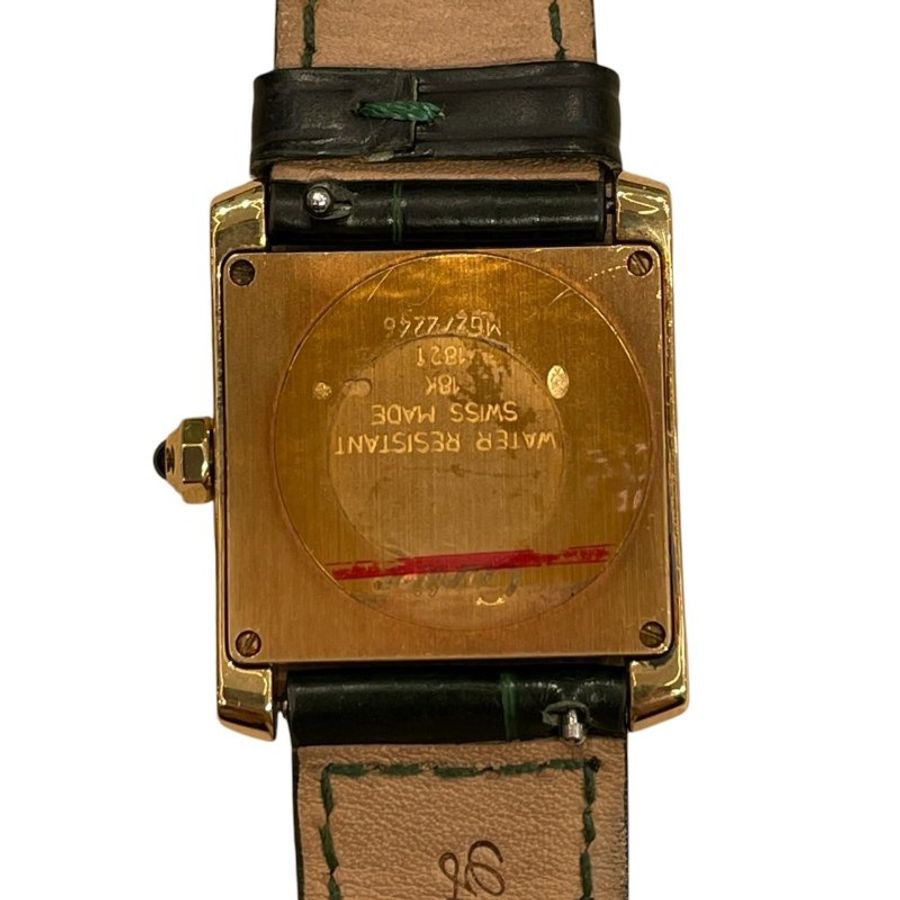 CARTIER 卡地亞 TANK FRANÇAISE 腕表 石英機芯 K18YG 白色文字盤-2