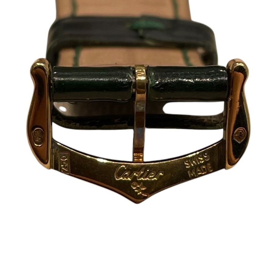 CARTIER 卡地亞 TANK FRANÇAISE 腕表 石英機芯 K18YG 白色文字盤-6