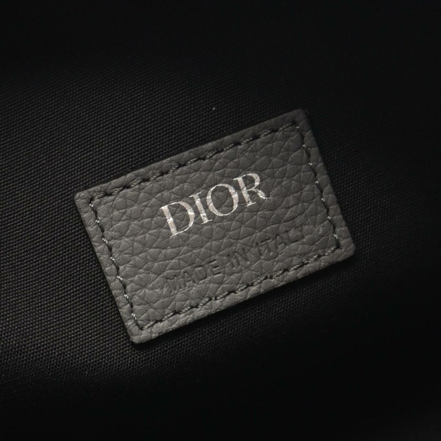 Christian Dior LINGOT26 Rango Oblique 2Way 單肩手提包帆布灰色二手-3