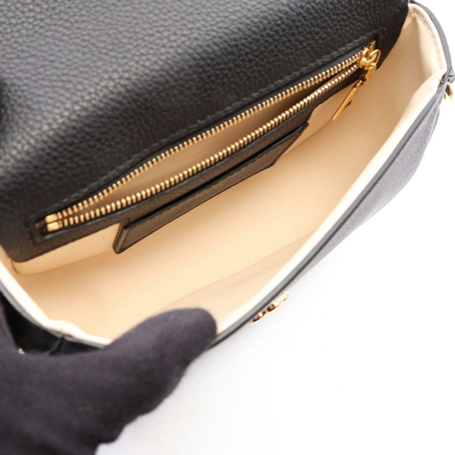 路易威登 LV Pont Neuf Soft PM 單肩包 M58727 黑色皮革二手-2