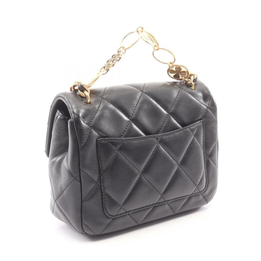 香奈兒 (CHANEL) 絎縫鏈條斜背包 AS4274 羊皮黑色 二手 金色五金-1