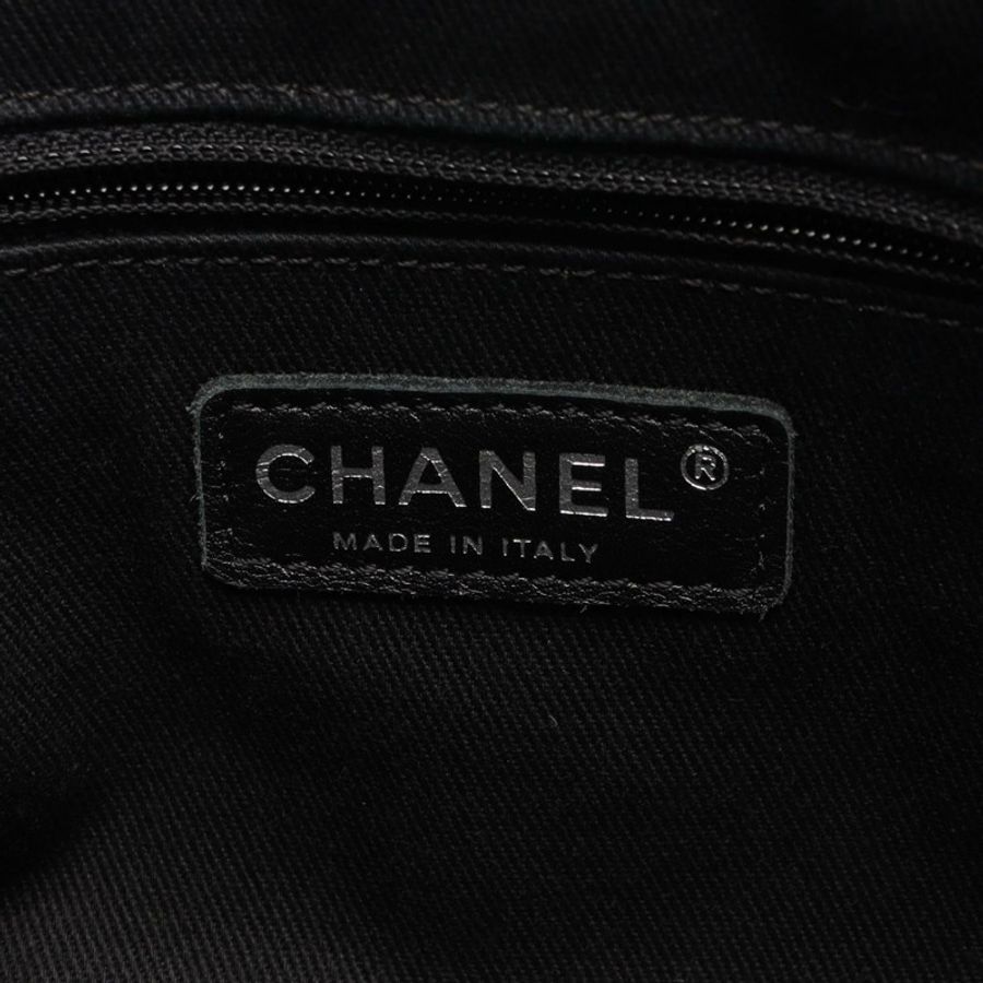 香奈兒 (CHANEL) Matelasse Tote 鏈條單肩手提包 A67292 小牛皮 黑色 二手 SHW-3