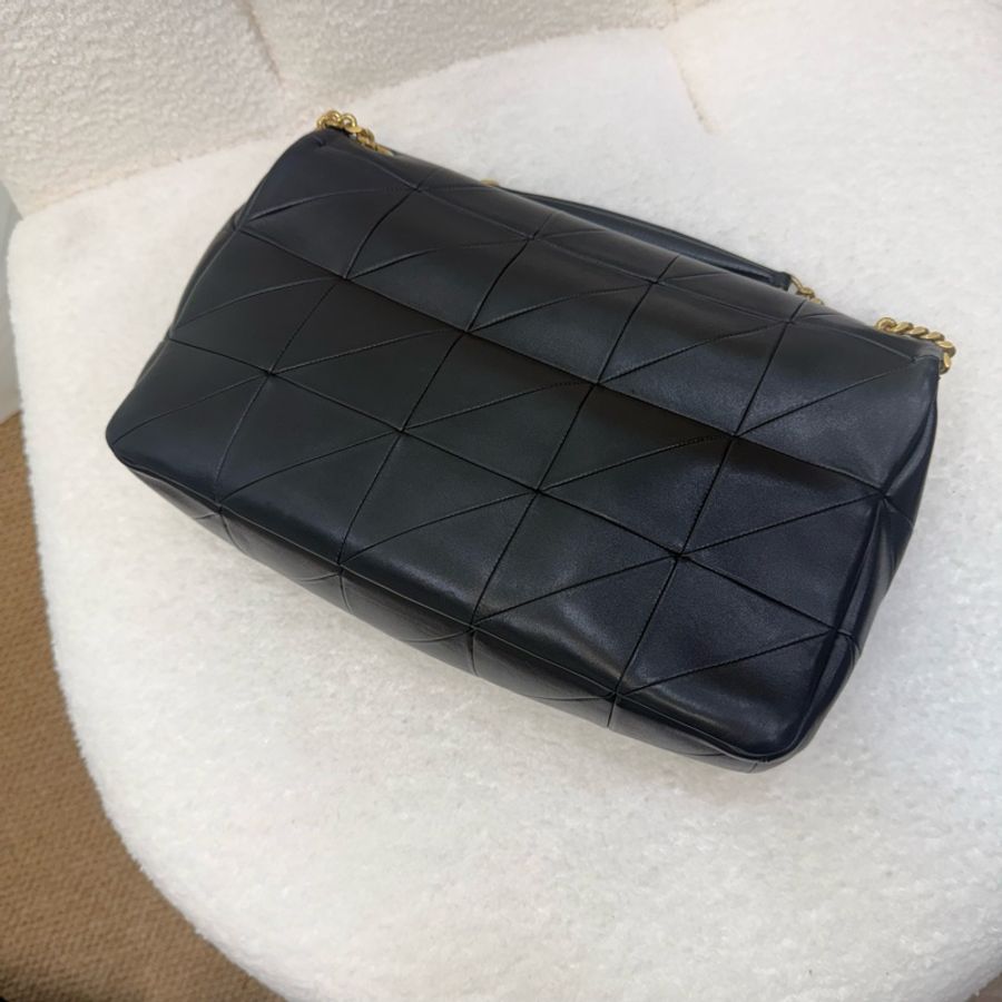 YSL 黑金小羊皮Jamie 中號肩背包-1