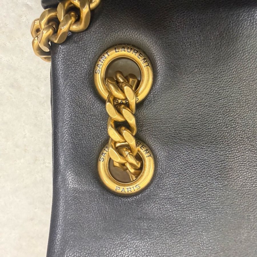 YSL 黑金小羊皮Jamie 中號肩背包-3