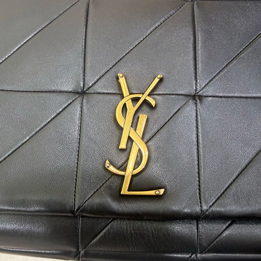 YSL 黑金小羊皮Jamie 中號肩背包-19
