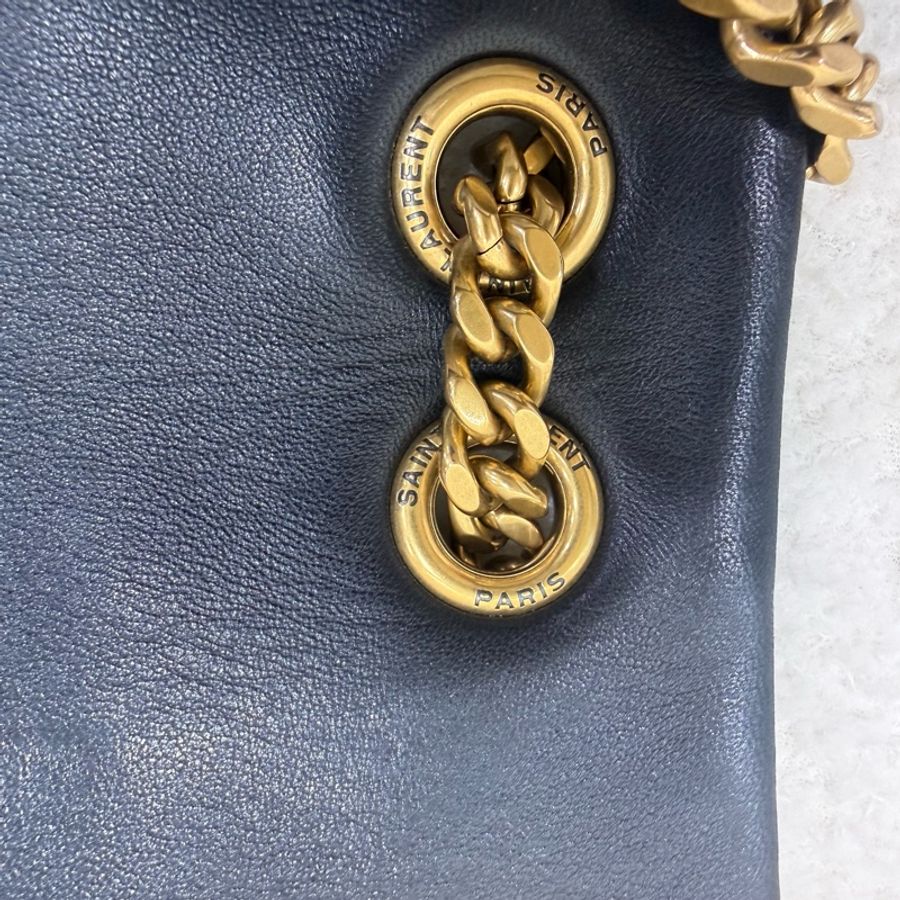 YSL 黑金小羊皮Jamie 中號肩背包-23