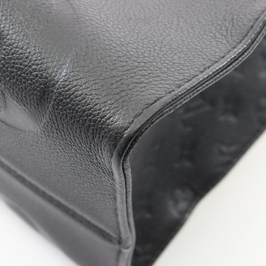 路易威登 OnTheGo GM Monogram Empreinte 黑色 2WAY 手提包 M44925 皮革 黑色 二手 女士-6