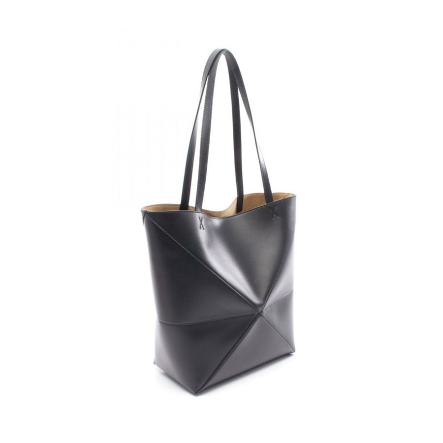 LOEWE PUZZLE TOTE 中型手提包 A657G50X011100 黑色皮革 新款 女士-1