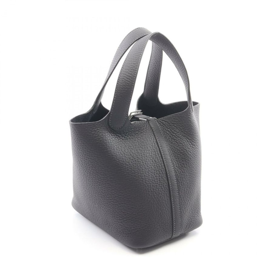 HERMES Picotin Lock 小號托特包 手提包 K Taurillon Clemence Caban 女士 SHW-1