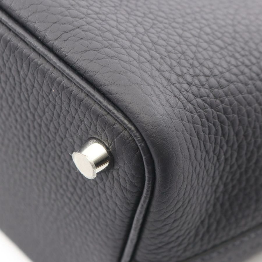 HERMES Picotin Lock 小號托特包 手提包 K Taurillon Clemence Caban 女士 SHW-5