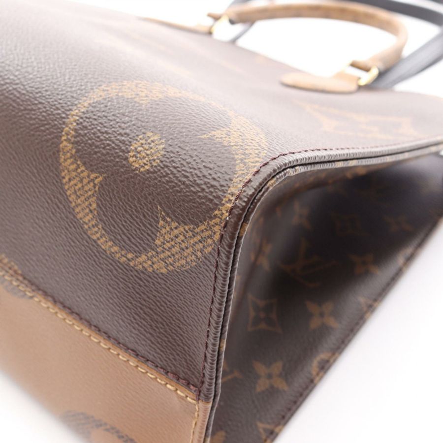 路易威登 On the Go MM 單肩托特包 M45321 Monogram Giant Reverse-4