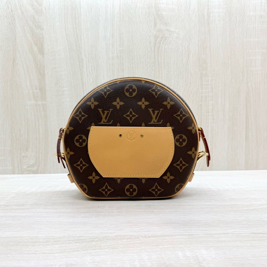 LV✨原花Boite Chapeau Souple吊牌軟圓餅MM斜背包M45647-2
