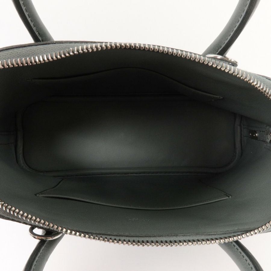 HERMES Evercolor皮革Bolide 27手挽肩背兩用袋Vert Amande-4