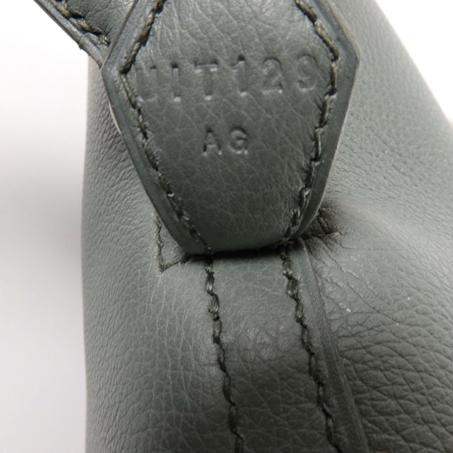HERMES Evercolor皮革Bolide 27手挽肩背兩用袋Vert Amande-6