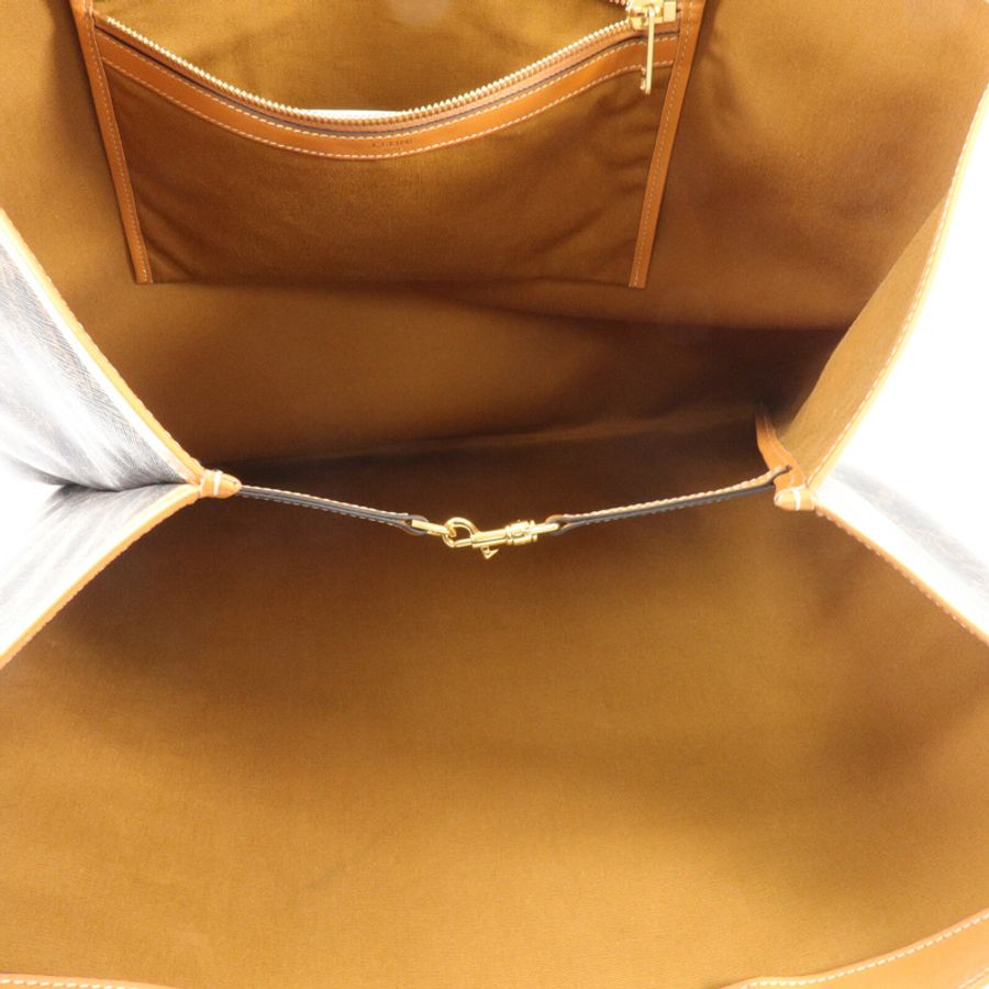 CELINE 塗層帆布Large Flat Shopping Tote手挽袋-4