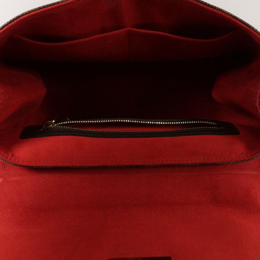 LOUIS VUITTON Damier Bergamo MM手挽袋-4