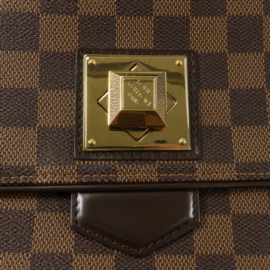 LOUIS VUITTON Damier Bergamo MM手挽袋-6