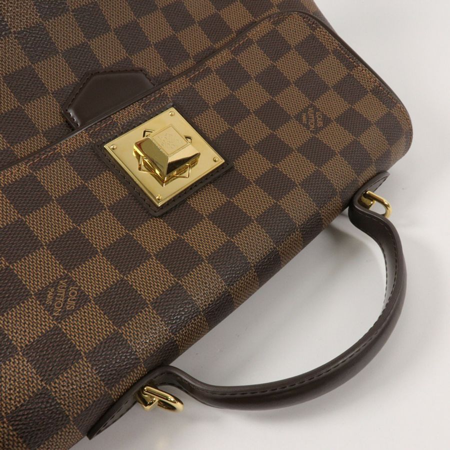 LOUIS VUITTON Damier Bergamo MM手挽袋-8