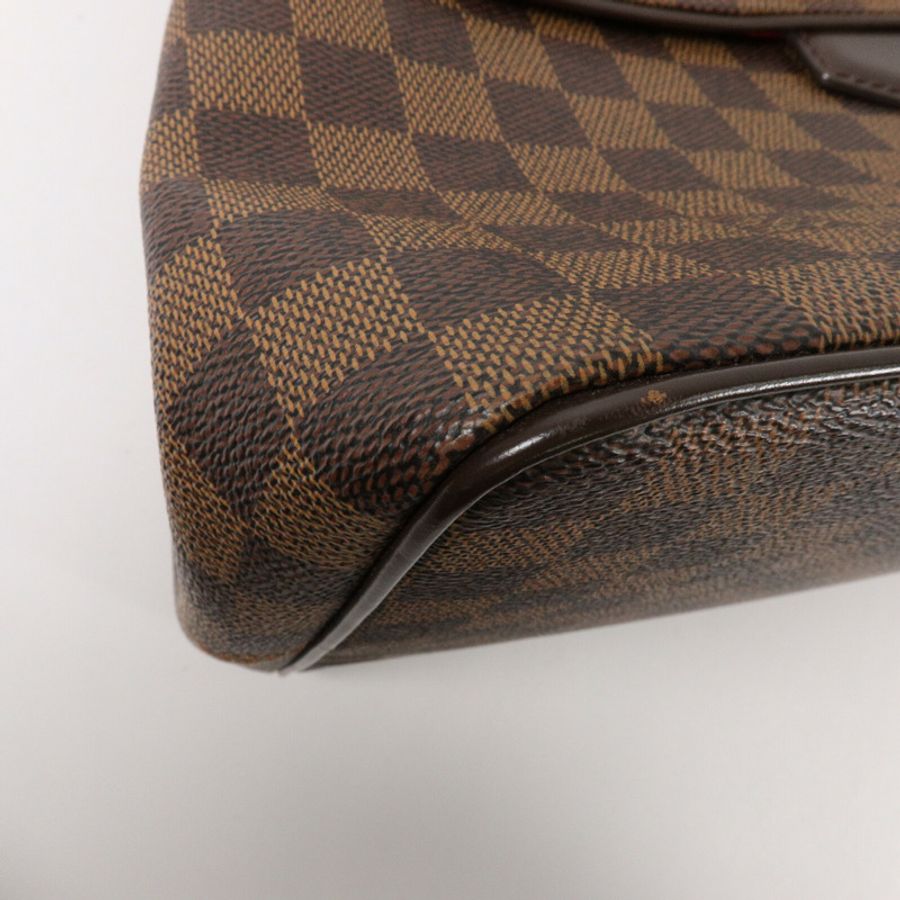 LOUIS VUITTON Damier Bergamo MM手挽袋-9