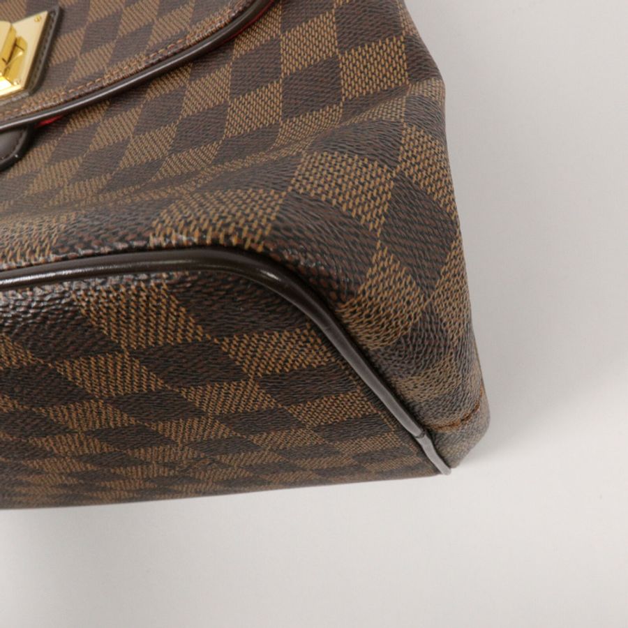 LOUIS VUITTON Damier Bergamo MM手挽袋-10