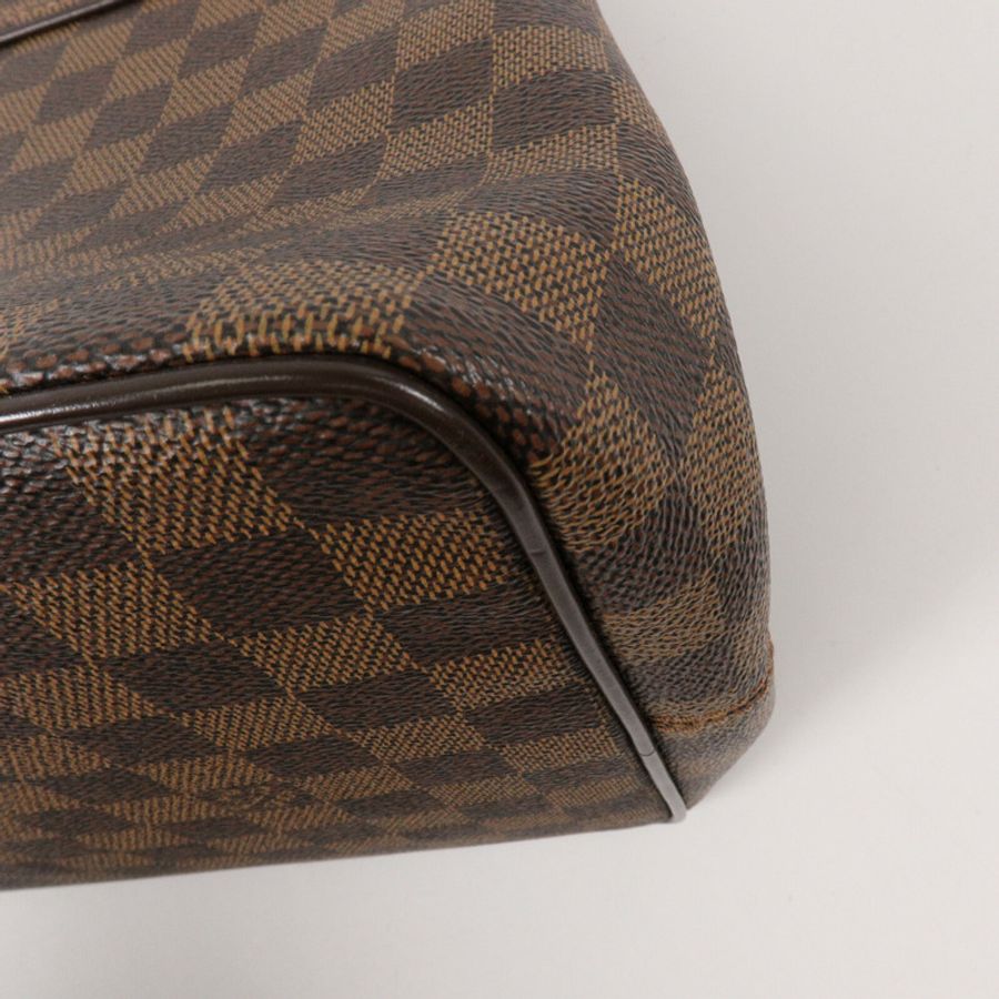 LOUIS VUITTON Damier Bergamo MM手挽袋-12