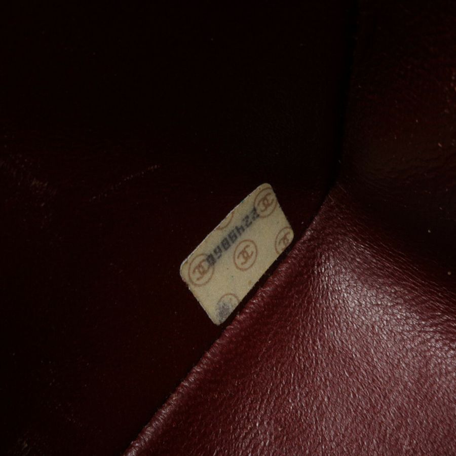 CHANEL 羊皮皮革Vintage Diana鏈帶肩背袋-8