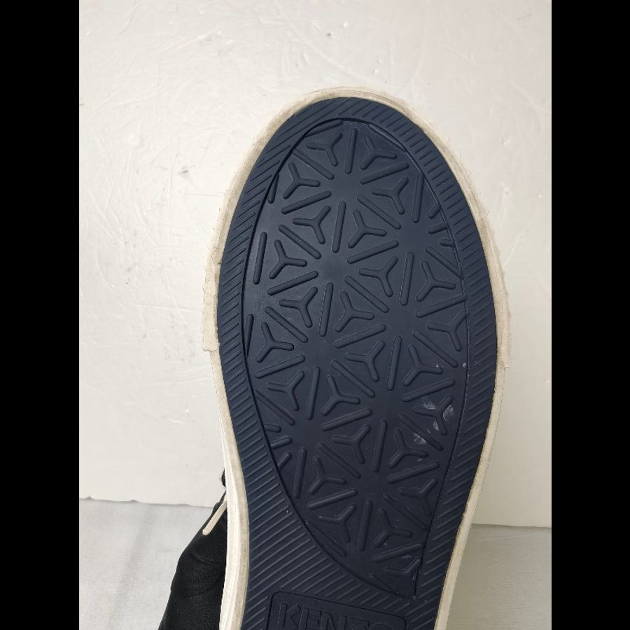【8成新】㊣✨Kenzo✨**尺寸：10**高田賢三 綠色 印字 綁帶 布鞋 帆布鞋 休閒鞋/二手精品/二手鞋/保證正品🌳二手樹屋🌳-35