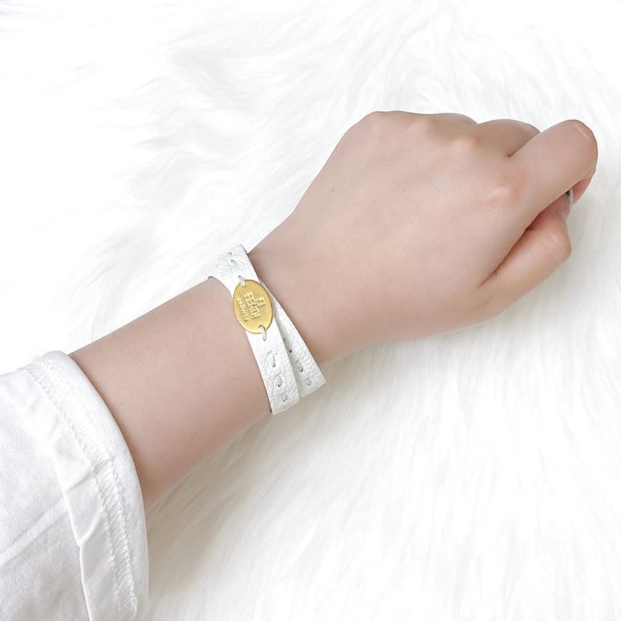 莉亞精品♡FENDI手環（白） 二手-1