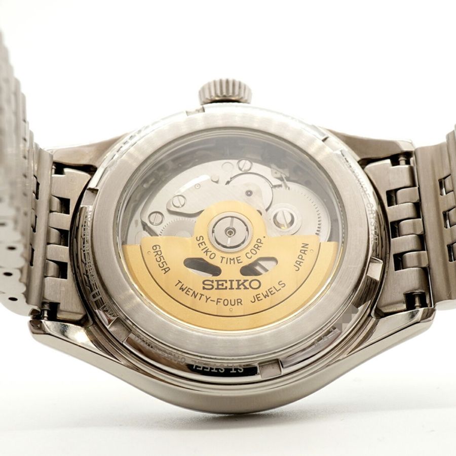 精工 Presage Classic SARX121 6R55-00H0 銀色錶盤男士腕錶-4