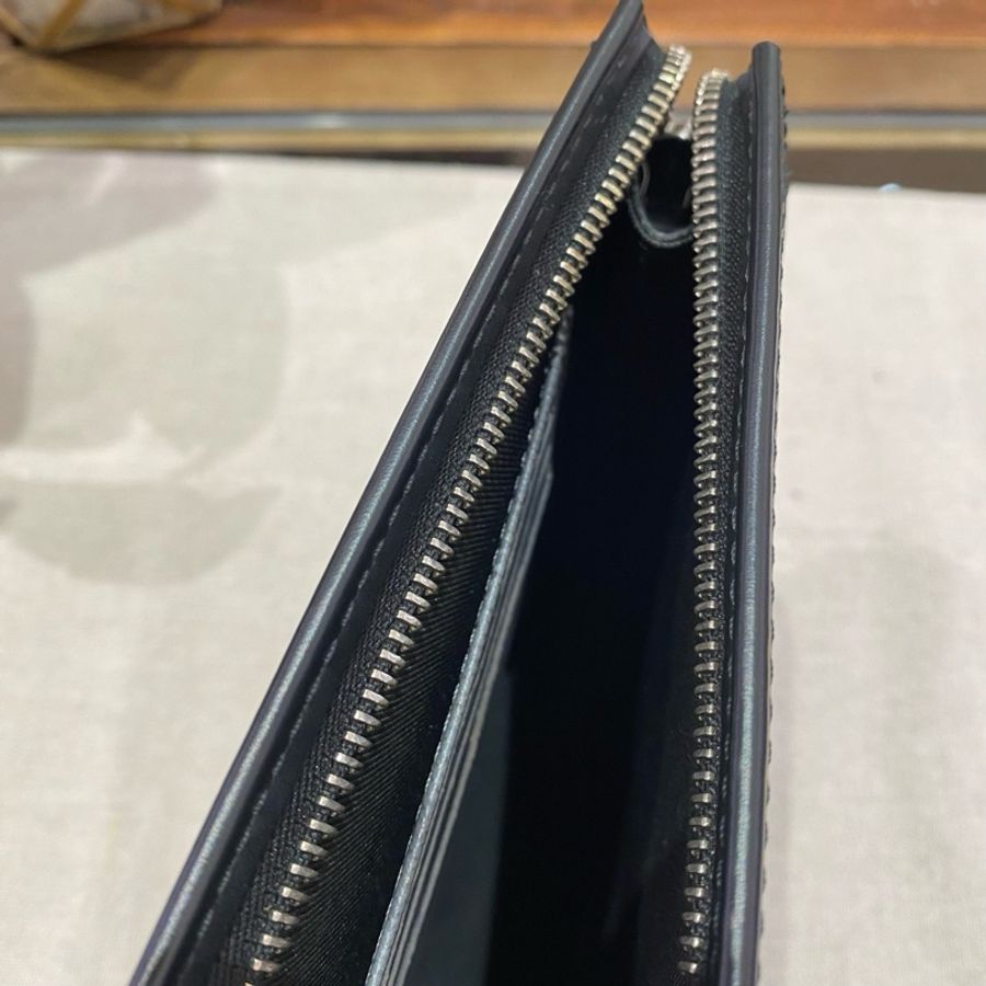 路易威登/Louis Vuitton lv 黑棋盤格 洗漱 手拿包-6