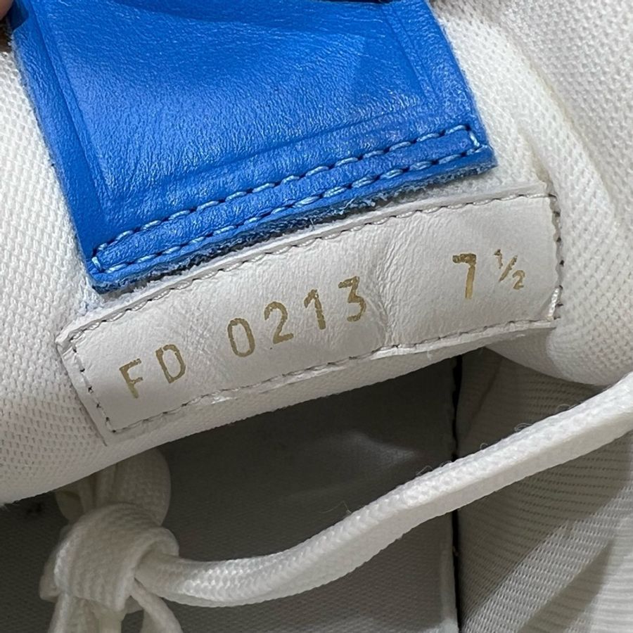 路易威登/Louis Vuitton LV Trainer 草間彌生 白藍  UK7.5 41.5碼-7