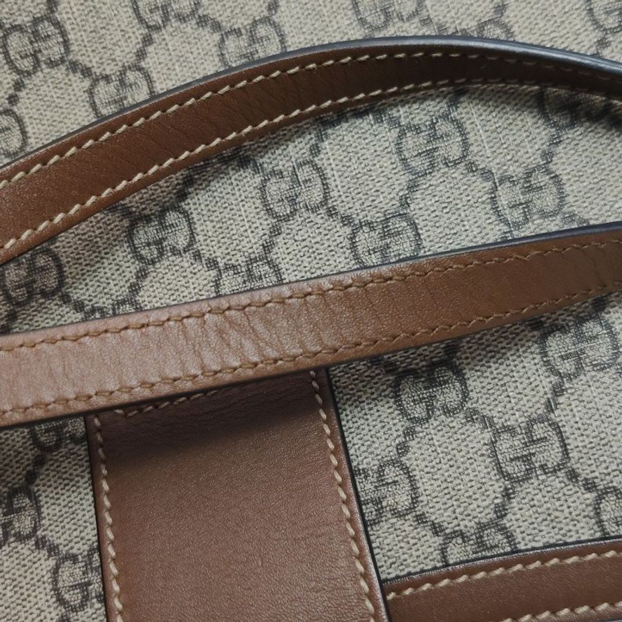 Gucci Padlock中型牛皮GG老花鎖扣單肩包-30