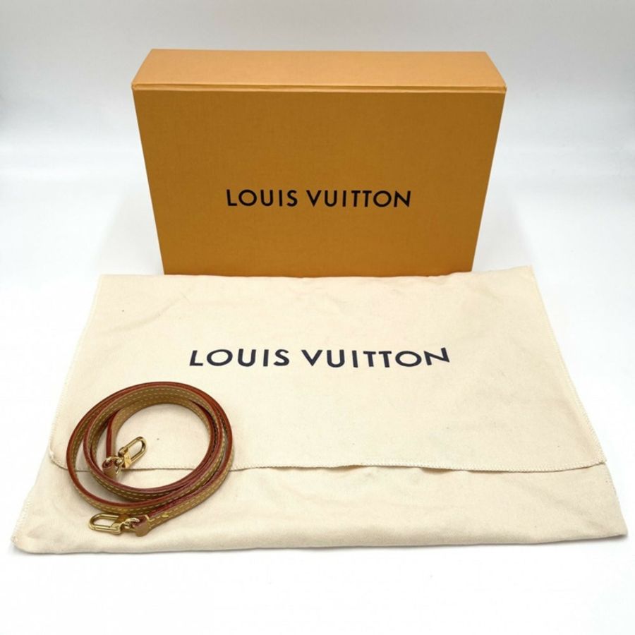 路易威登女士Monogram Petite Sac Plat迷你肩背包/手提包/斜背包，LOUIS VUITTON M69442棕色配金色五金配件-13
