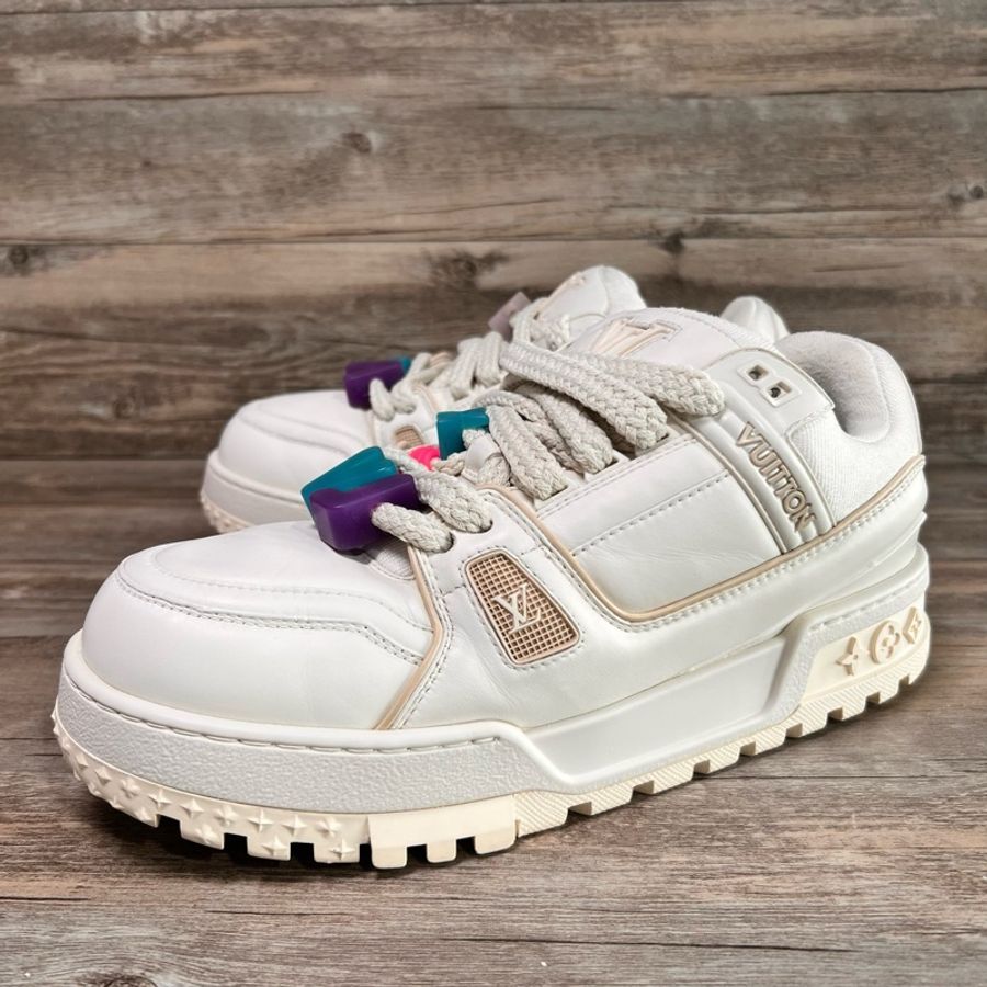 Louis Vuitton路易威登 TRAINER MAXI 白胖丁 43.5碼-0