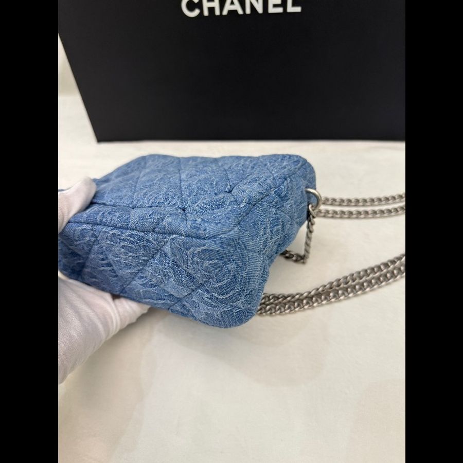 Chanel香奈兒23P牛仔山茶花
Hobo愛心調節扣包 山茶花藍色牛仔Hobo鏈條包
晶片款-7