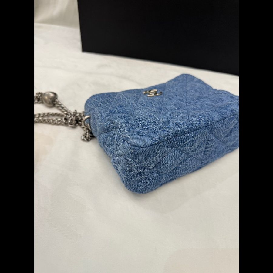 Chanel香奈兒23P牛仔山茶花
Hobo愛心調節扣包 山茶花藍色牛仔Hobo鏈條包
晶片款-9