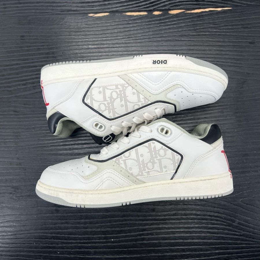 Dior 迪奧 b27 白灰紅 40碼-5
