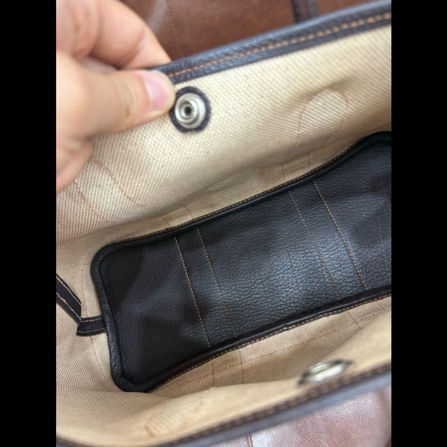 hermes愛馬仕花園包30 米棕色-5