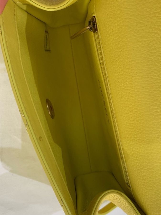 Chanel 香奈兒V紋魚子醬信封包  S印 長18cm × 12× 4🈚附件-4